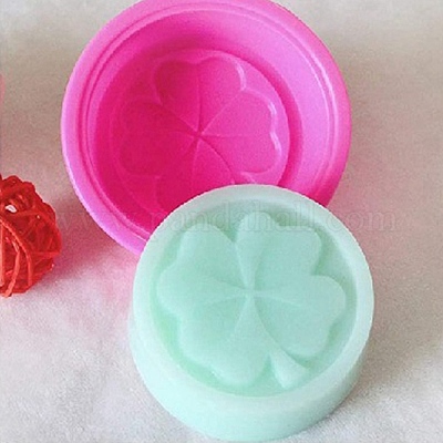 Wholesale Flat Round Soap Food Grade Silicone Molds 