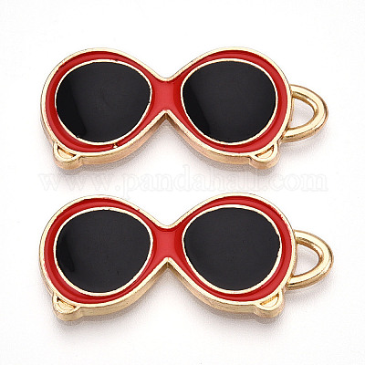 Pendentifs d'émail en alliage&nbsp;ENAM-T022-19D-1