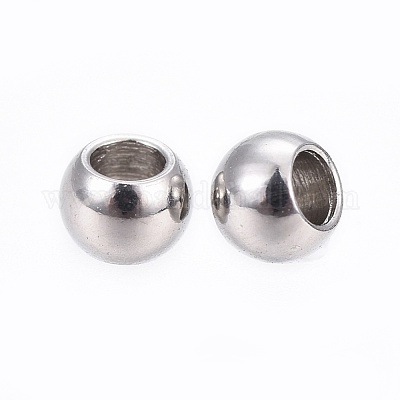 Beading supply, Bead Stopper™, stainless steel, 12mm. Sold per pkg