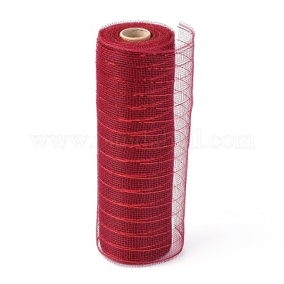Metallic Thread 4'' Deco Mesh Ribbons - China Deco Mesh and