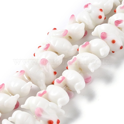 Perles vernissées manuelles&nbsp;LAMP-F020-21-1