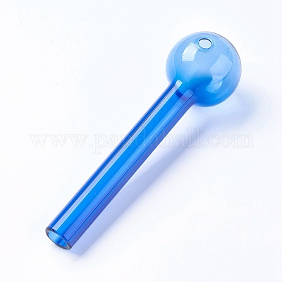 Long Glass Straws Blue Glass / 4 Pack / Combo