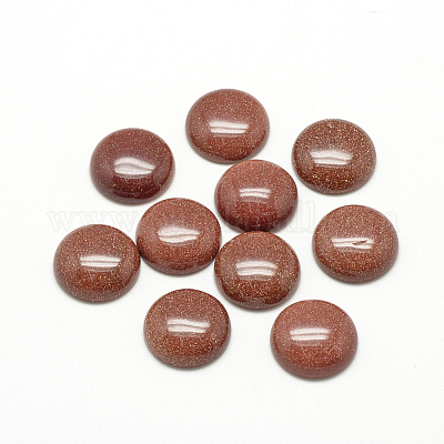 Synthetischen Aventurin cabochons&nbsp;G-R416-6mm-47-1
