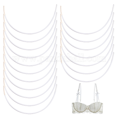 6 Pair of Stainless Steel Handmade Bra Underwire Replacement - White, B Cup  : : Clothing, Shoes & Accessories