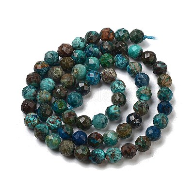 Natur Chrysokoll Perlen Stränge&nbsp;LS-G-G927-15C-1