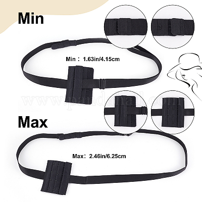 Adjustable Low Back Bra Converter 2 Hook Bra Extender Strap for Backless or Low  Back Dresses(