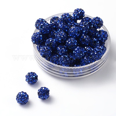 Perles de strass en argile polymère&nbsp;RB-A053-6mm-05-1