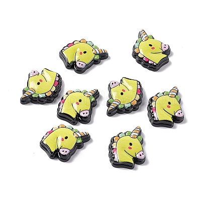 Undurchsichtigen Cabochons&nbsp;LS-RESI-C027-05C-1