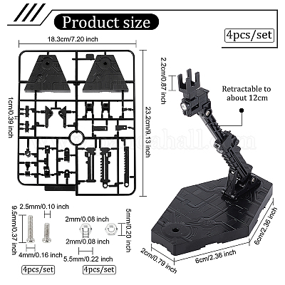 1/144 Display Stand Action Base 5 BLACK