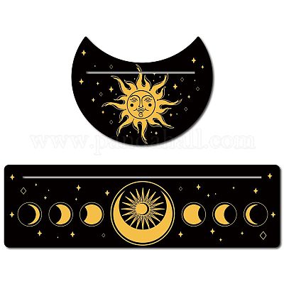 Tarot Card Sun Moon Wooden Ornaments 