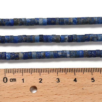 Natürlicher Lapislazuli Perlenstränge&nbsp;G-P575-B45-4x2mm-1