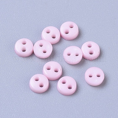 Petit bouton en nylon&nbsp;X-BUTT-WH0014-28P-1