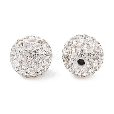 Polymer Ton Strass Perlen&nbsp;X-RB-N006-70-1