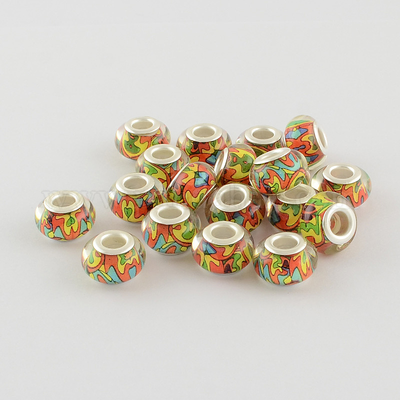 Wholesale Large Hole Resin European Beads