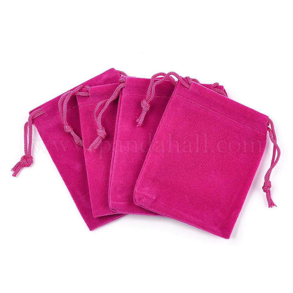 Wholesale Rectangle Velvet Pouches