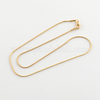 Wholesale Brass Round Snake Chain 