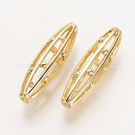 Brass Filigree Beads X-KK-Q735-200G-1