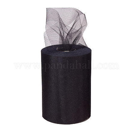 Benecreat 6 дюйм x 200 ярда черная катушка из тюля в рулоне для украшения вечеринки и изготовления юбки-пачки OCOR-BC0002-01-1