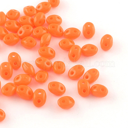 Perles de rocaille avec 2 trou X-GLAA-R159-93120-1