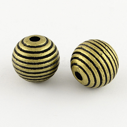 Perles acryliques antiques rondes PACR-S209-31AB-1