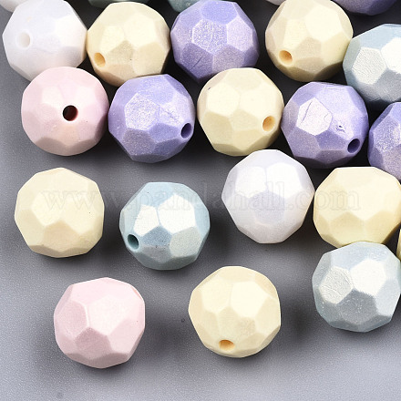 Perles acryliques laquées MACR-T037-05-1