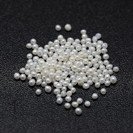 Perlas naturales abalorios de agua dulce cultivadas X-PEAR-K004-47A-1