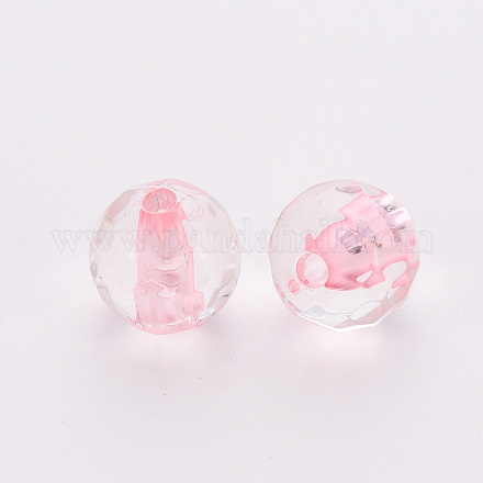 Perles en acrylique transparente TACR-S154-11A-26-1