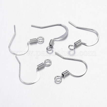 Brass French Earring Hooks X-KK-Q366-P-NF-1