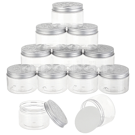 Arricraft 12pcs pot de crème en plastique pour animaux de compagnie CON-AR0001-12-1