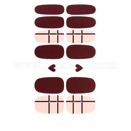 Pegatinas de arte de uñas de tapa completa MRMJ-T040-077-1