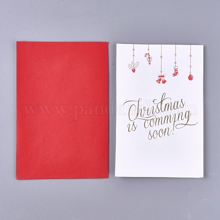 Ensemble de cartes de vœux et enveloppes de Noël 3D DIY-I029-05B-1
