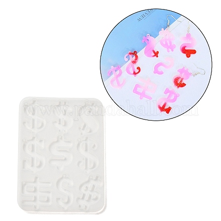Stampi in silicone fai da te con ciondolo con simbolo del dollaro SIMO-C012-07-1