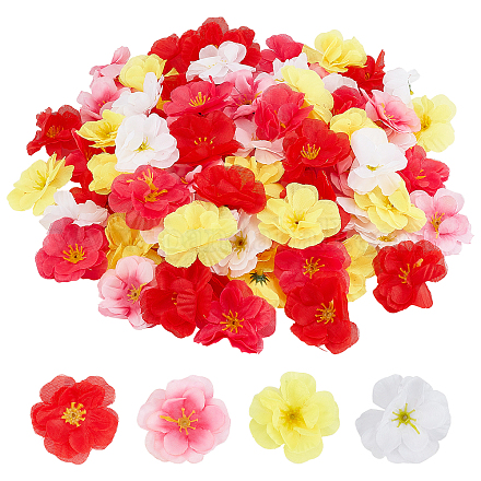 Set mit künstlichen Blumen aus Seidentuch DIY-WH0259-20-1