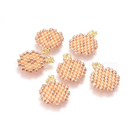 Miyuki & toho pendenti di perline giapponesi fatti a mano SEED-A027-MA02-1