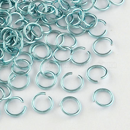 Aluminum Wire Open Jump Rings ALUM-R005-1.0x8-24-1