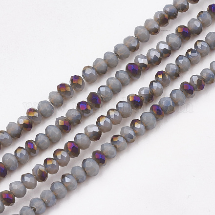 Fili di perline in vetro cristallo opaco coprigiunto opaco EGLA-S171-01B-01-1