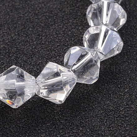 Glass Beads Strands GB8mm01Y-L-1