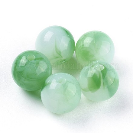 Perles de jade imitation acrylique MACR-E025-25B-10mm-1