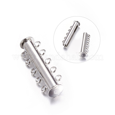 Brass Magnetic Slide Lock Clasps E213-1