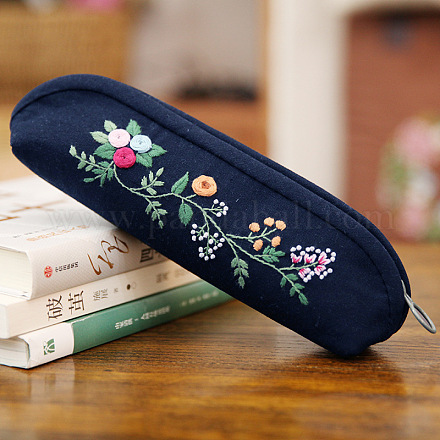 Набор для вышивки пенала с цветочным узором своими руками PW22112415669-1