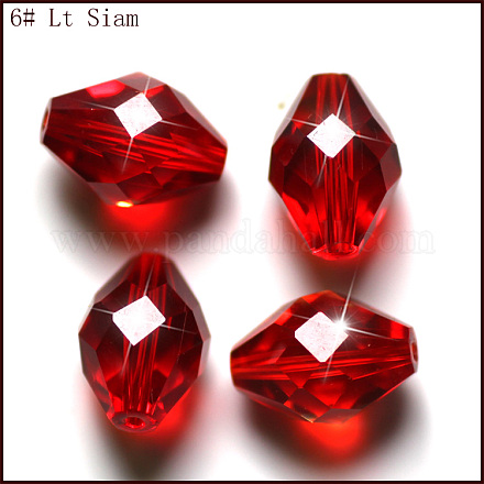 Abalorios de cristal austriaco de imitación SWAR-F054-13x10mm-06-1