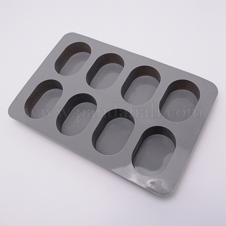 Stampi ovali in silicone alimentare DIY-WH0181-11-1