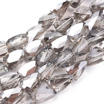 Chapelets de perles en verre électroplaqué EGLA-G035-A-HP04-1