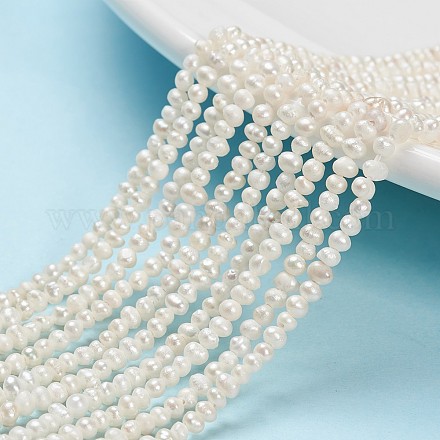Culture des perles perles d'eau douce naturelles X-PEAR-D050-1-1