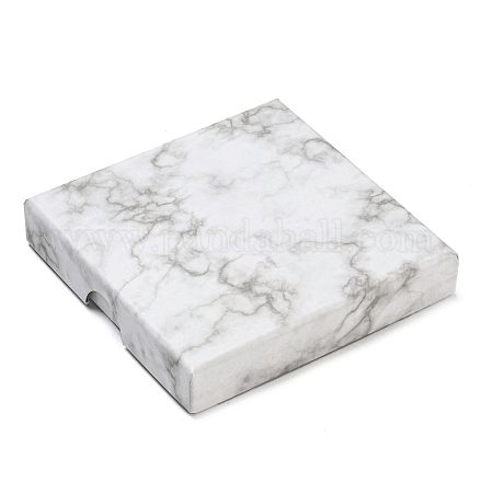Portagioie quadrato in carta di cartone marmorizzato CON-D014-01C-03-1