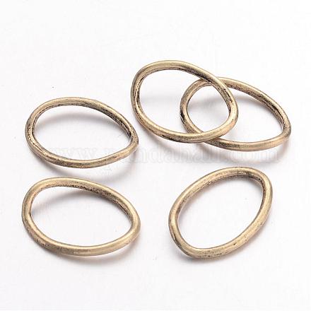 Tibetan Style Alloy Linking Rings PALLOY-AD42605-AG-RS-1