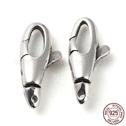 925 тайская застежка-когти из стерлингового серебра STER-D003-08P-1