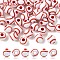 Opaque Acrylic Beads, Baseball, White, 12mm, 50pcs