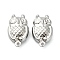 Non-Tarnish 304 Stainless Steel Pendants, Owl Charms, Stainless Steel Color, 18x11x5mm, Hole: 1mm