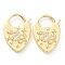 Brass Micro Pave Clear Cubic Zirconia Clasps, for Necklaces Making, Long-Lasting Plated,  Snake & Star, Real 18K Gold Plated, 25x17x4mm